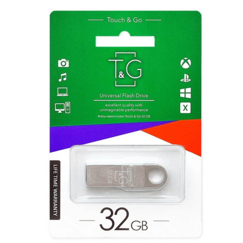 USB Flash T&G TG026 32Gb 2.0 silver