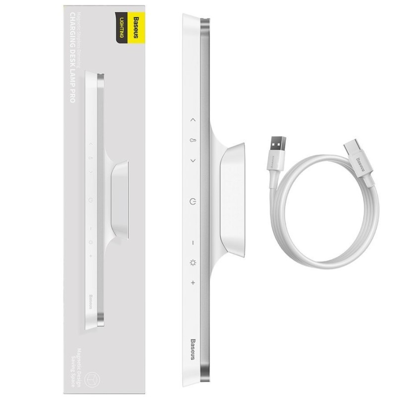 Лампа акумуляторна LED Baseus Magnetic Stepless Dimming Pro White 1800мАч