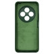 Чехол накладка Silicone Cover Soft Touch ЗК Xiaomi Redmi 14C / Poco C75 Темно-зеленый