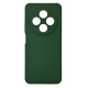 Чехол накладка Silicone Cover Soft Touch ЗК Xiaomi Redmi 14C / Poco C75 Темно-зеленый
