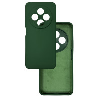 Чохол накладка Silicone Cover Soft Touch ЗК Xiaomi Redmi 14C / Poco C75 Темно-зелений