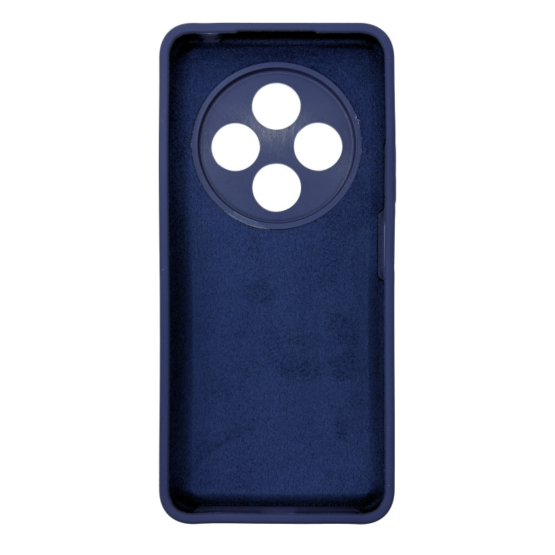Чехол накладка Silicone Cover Soft Touch ЗК Xiaomi Redmi 14C / Poco C75 Темно-синий