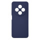 Чехол накладка Silicone Cover Soft Touch ЗК Xiaomi Redmi 14C / Poco C75 Темно-синий