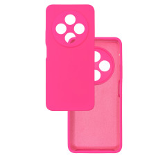 Чехол накладка Silicone Cover Soft Touch ЗК Xiaomi Redmi 14C / Poco C75 Фуксия