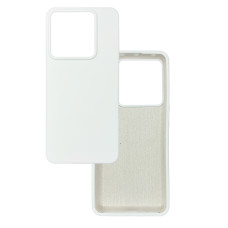 Чехол накладка Silicone Cover Soft Touch ОК Xiaomi Redmi Note 13 Pro 5G / POCO X6 Белый