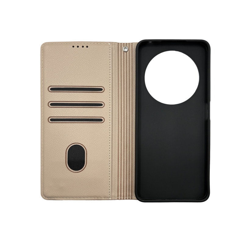 Чехол книжка Deluxe Xiaomi Redmi 14C / Poco C75 Пудра