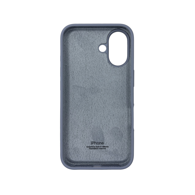 Чехол Silicone Case iPhone 16 Серый (Lavender Grey)