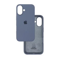 Чохол Silicone Case iPhone 16 Сірий (Lavender Grey)