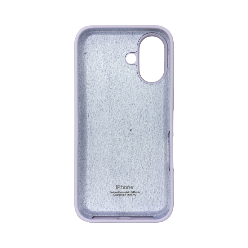Чехол Silicone Case iPhone 16 Лаванда (Lilac)