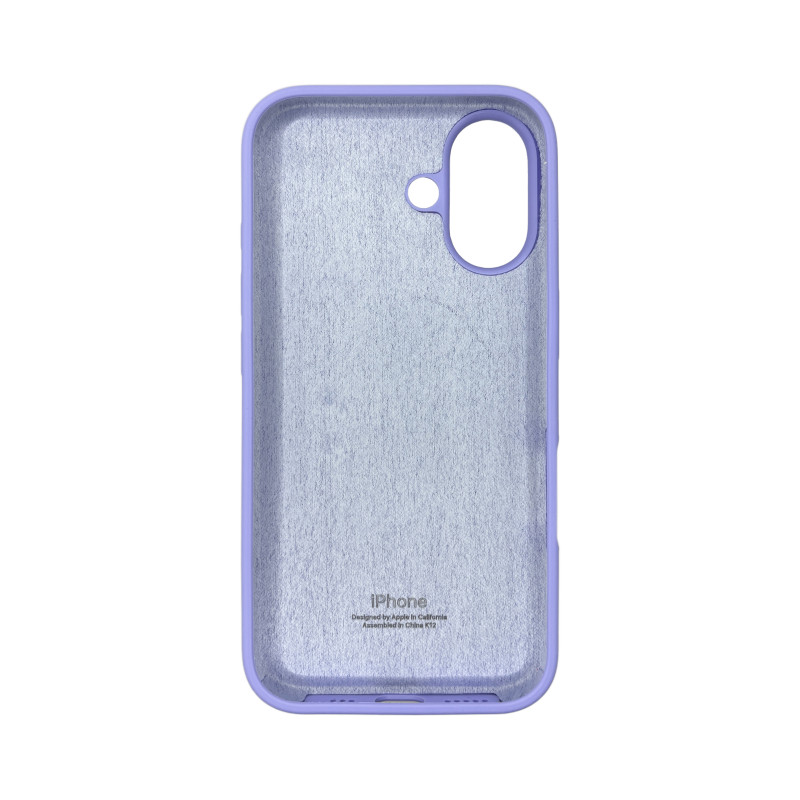 Чехол Silicone Case iPhone 16 Лаванда (Light Purple)