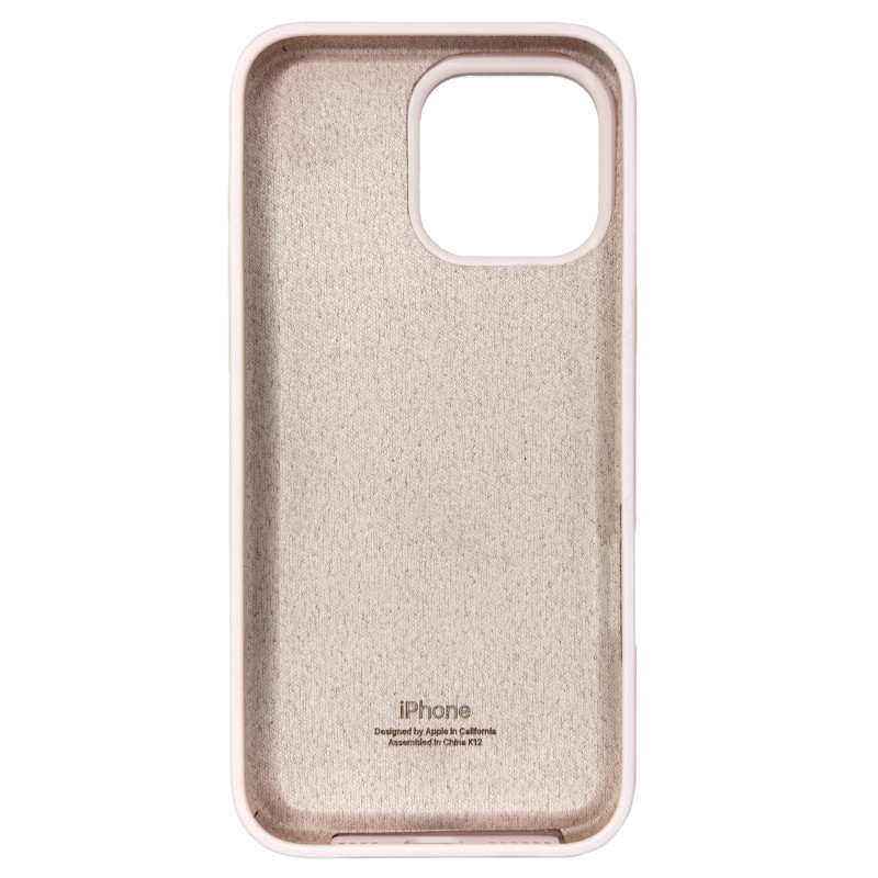 Чохол Silicone Case iPhone 16 Pro Max Рожевий (Chalk Pink)