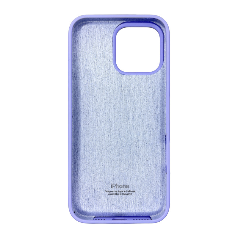Чохол Silicone Case iPhone 16 Pro Max Лаванда (Light purple)
