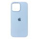 Чехол Silicone Case iPhone 16 Pro Max Голубой (Lilac cream)