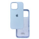 Чехол Silicone Case iPhone 16 Pro Max Голубой (Lilac cream)