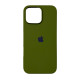 Чохол Silicone Case iPhone 16 Pro Max Зелений (Army green)