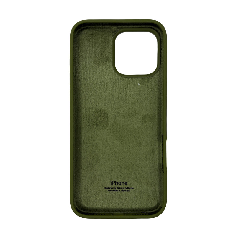 Чохол Silicone Case iPhone 16 Pro Max Зелений (Army green)
