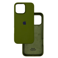 Чехол Silicone Case iPhone 16 Pro Max Зеленый (Army green)