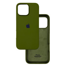 Чехол Silicone Case iPhone 16 Pro Max Зеленый (Army green)