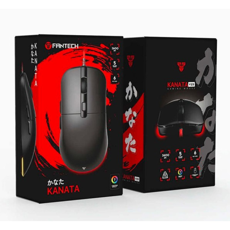 Миша ігрова провідна Fantech VX9 Kanata Black