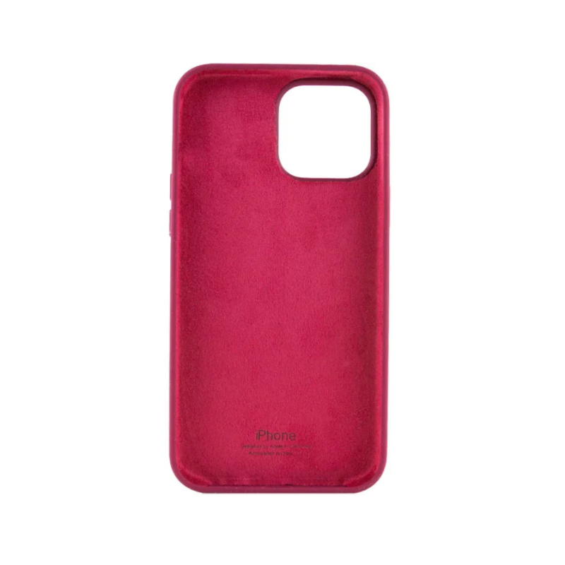 Чохол Silicone Case iPhone 14 Plus / 15 Plus Бордовий (Maroon)