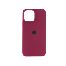 Чехол Silicone Case iPhone 14 Plus / 15 Plus Бордовый (Maroon)