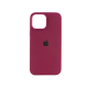 Чохол Silicone Case iPhone 14 Plus / 15 Plus Бордовий (Maroon)