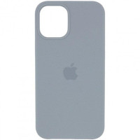 Чохол Silicone Case iPhone 12 Pro Max 6.7" сірий (mist blue)