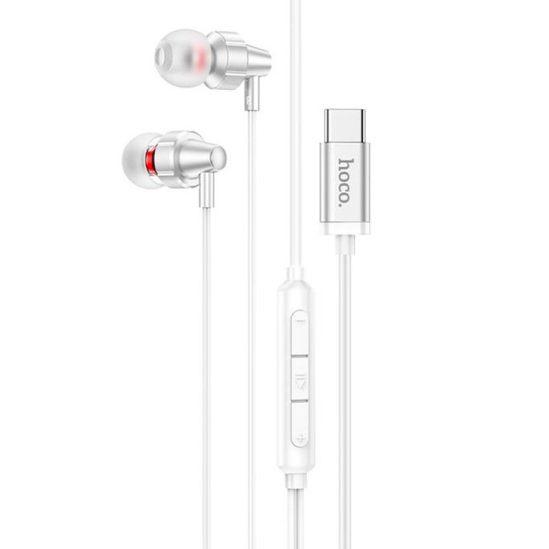Навушники з мікрофоном Hoco M90 Type C White