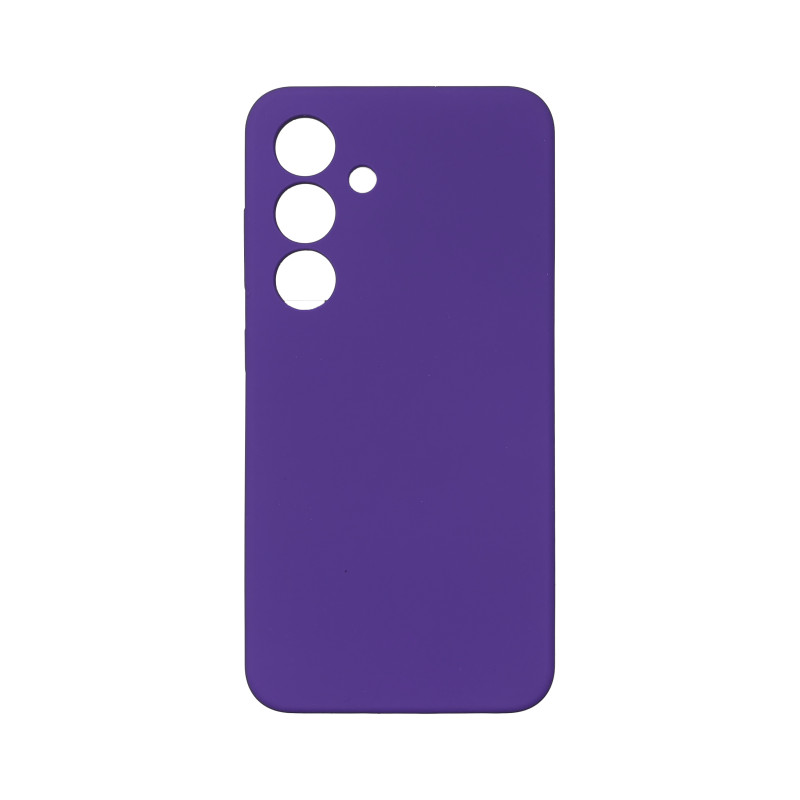 Чехол накладка Silicone Cover Soft Touch ЗК Samsung S24 / S25 Ультрафиолет