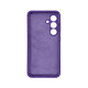 Чехол накладка Silicone Cover Soft Touch ЗК Samsung S24 / S25 Ультрафиолет