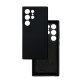 Чехол накладка Silicone Cover Soft Touch ЗК Samsung S24 Ultra Черный
