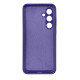 Чехол накладка Silicone Cover Soft Touch ЗК Samsung S24FE Ультрафиолет
