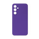 Чехол накладка Silicone Cover Soft Touch ЗК Samsung S24FE Ультрафиолет