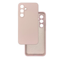 Чохол накладка Silicone Cover Soft Touch ЗК Samsung S24FE Пудра