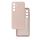 Чохол накладка Silicone Cover Soft Touch ЗК Samsung S24FE Пудра