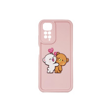 Чехол накладка Shock Sides Resistant With Image Xiaomi Redmi Note 11 / Note 11s 4G Розовый Bear love