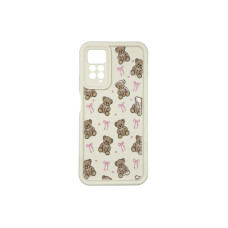 Чехол накладка Shock Sides Resistant With Image Xiaomi Redmi 11 Pro / Note 12 Pro 4G / Poco X4 Pro NFC Бежевый Мишки