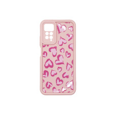 Чехол накладка Shock Sides Resistant With Image Xiaomi Redmi 11 Pro / Note 12 Pro 4G / Poco X4 Pro NFC Розовый Сердечки