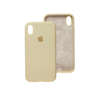 Чохол Silicone Case iPhone Xr Бежевий (Antique White)