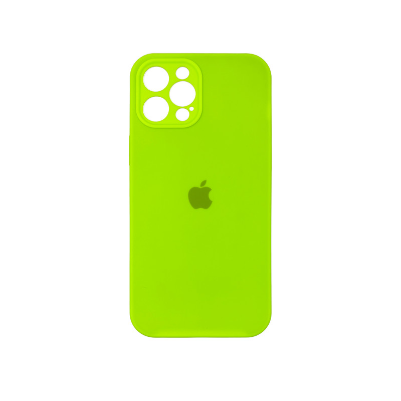 Чохол Silicone Case Camera Protective iPhone 12 Pro Max 6.7'' Зелений (Lime Green)