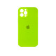 Чохол Silicone Case Camera Protective iPhone 12 Pro Max 6.7'' Зелений (Lime Green)