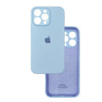 Чохол Silicone Case Camera Protective iPhone 12 Pro Max 6.7'' Блакитний (Lilac Cream)