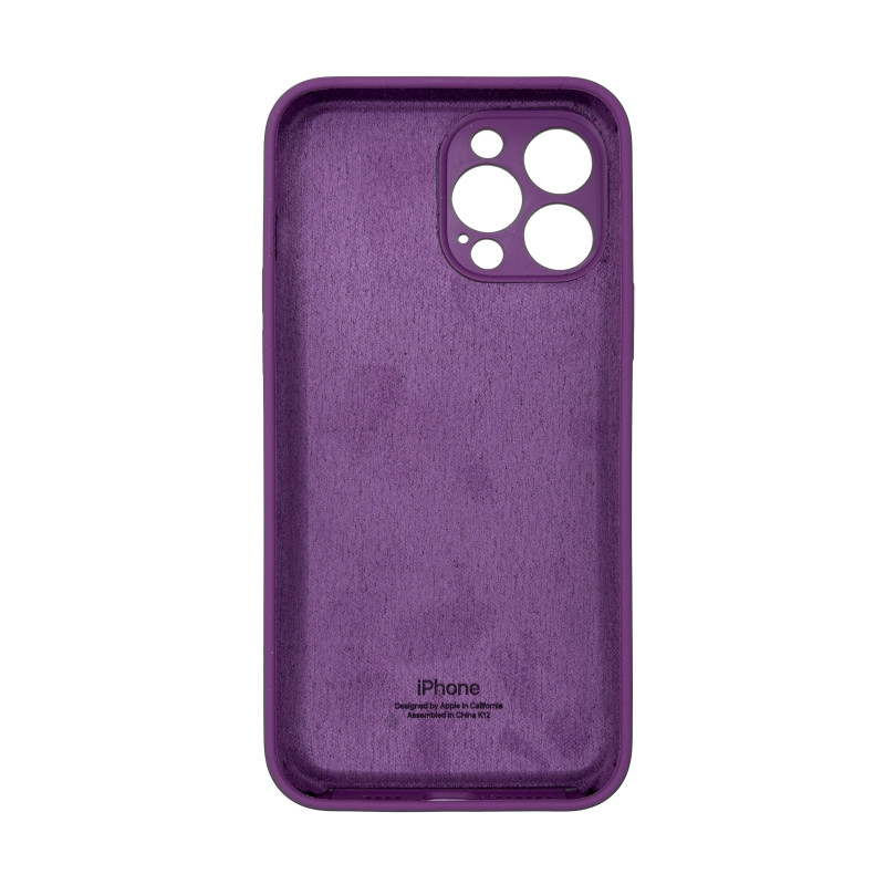 Чохол Silicone Case Camera Protective iPhone 13 Pro Max Фіолетовий (Purple)