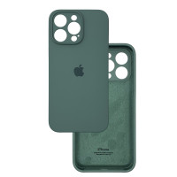 Чехол Silicone Case Camera Protective iPhone 13 Pro Max Зеленый (Cactus)