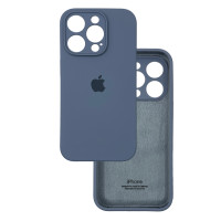 Чохол Silicone Case Camera Protective iPhone 13 Pro Max Сірий (Lavender Gray)