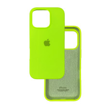 Чехол Silicone Case iPhone 16 Pro Зеленый (Lime Green)