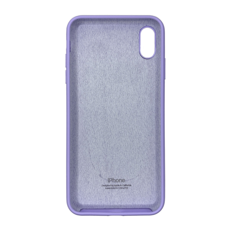 Чохол Silicone Case iPhone Xs Max Лаванда (Light Purple)