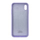 Чохол Silicone Case iPhone Xs Max Лаванда (Light Purple)