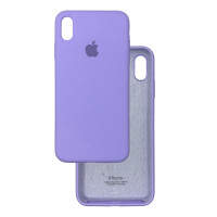 Чехол Silicone Case iPhone Xs Max Лаванда (Light Purple)