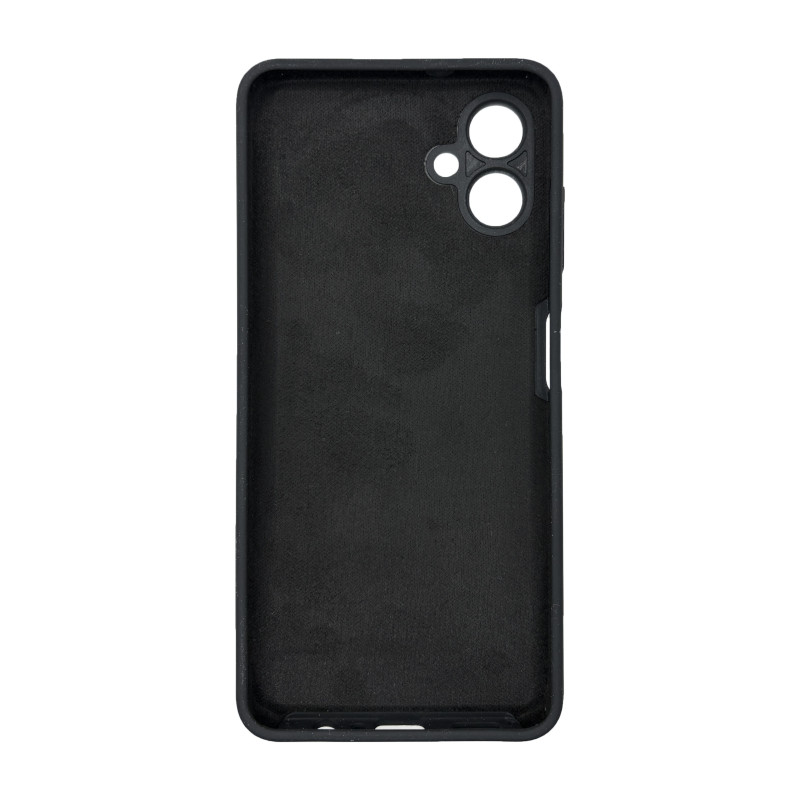 Чохол накладка Silicone Cover Soft Touch ЗК Samsung A06 Чорний